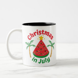 7月のクリスマス ツートーンマグカップ