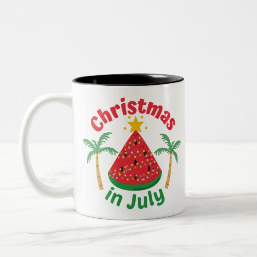 7月のクリスマス ツートーンマグカップ (左)