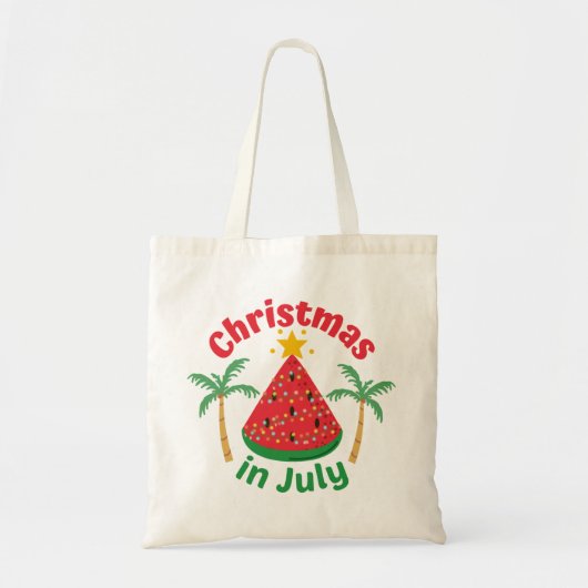 7月のクリスマス トートバッグ (正面)