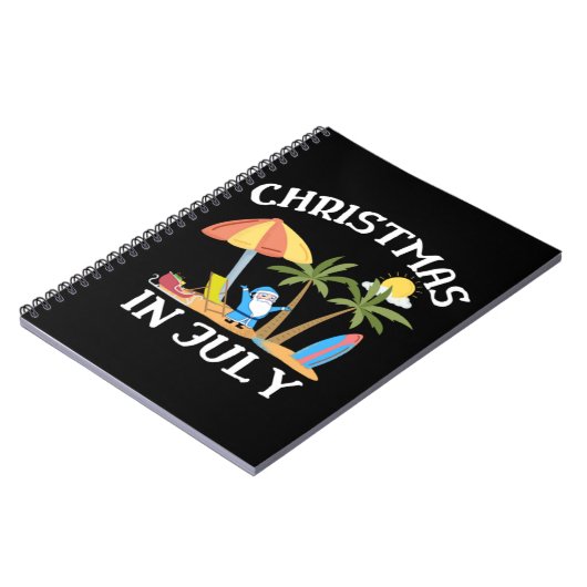 7月のクリスマス ノートブック (左側)