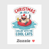7月のクリスマス パパ ママ シアとくつろぎタイム シール (シート)