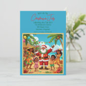 7月のクリスマス・パーティー 招待状 (スタンド正面)