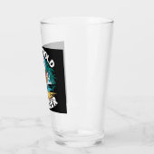 7月のクリスマス  ビールホルダー サンタ 夏 タンブラーグラス (左)