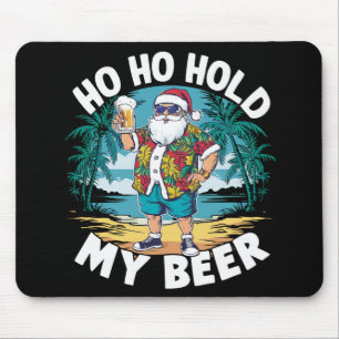 7月のクリスマス ビールホルダー サンタ 夏 マウスパッド