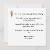 7月のクリスマス・プールパーティー for キャットラバー 招待状 (裏面)