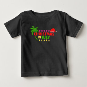 7月のクリスマス ベビーTシャツ