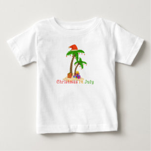 7月のクリスマス ベビーTシャツ
