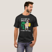 7月のクリスマス ホットサンタ 夏 クリスマス かわいい グラペ Tシャツ (正面フル)