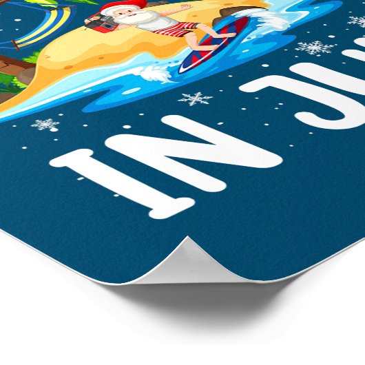 7月のクリスマス ポスター (角)