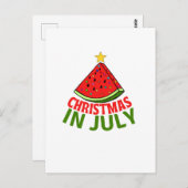 7月のクリスマス ポストカード (正面/裏面)