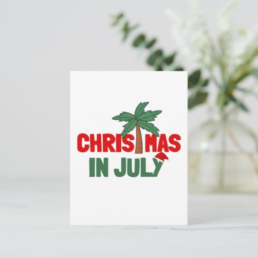 7月のクリスマス ポストカード (スタンド正面)