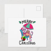 7月のクリスマス ポストカード (正面/裏面)
