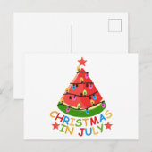 7月のクリスマス ポストカード (正面/裏面)