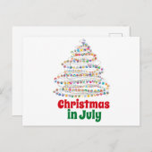 7月のクリスマス ポストカード (正面/裏面)