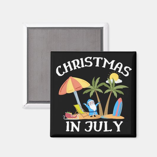 7月のクリスマス マグネット (正面/裏面)