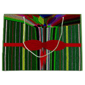 「7月のクリスマス」大きな光沢のある抱き枕 ラージペーパーバッグ (正面)