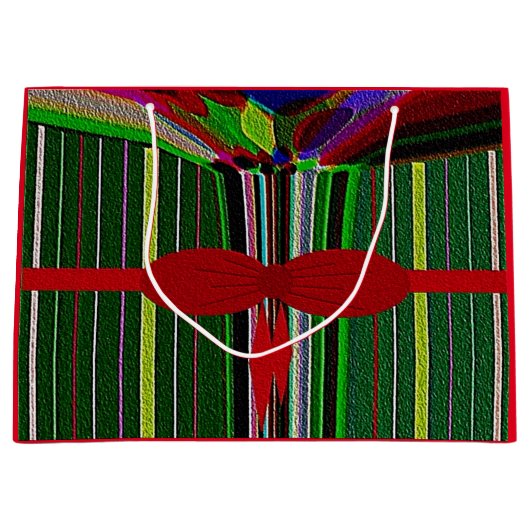 「7月のクリスマス」大きな光沢のある抱き枕 ラージペーパーバッグ (正面)