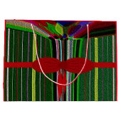 「7月のクリスマス」大きな光沢のある抱き枕 ラージペーパーバッグ (裏面)