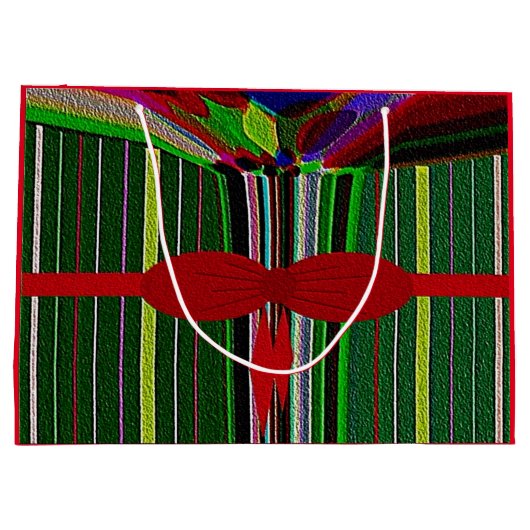 「7月のクリスマス」大きな光沢のある抱き枕 ラージペーパーバッグ (裏面)