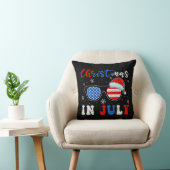 「7月のクリスマス」 – 愛国的サングラス クッション (椅子)