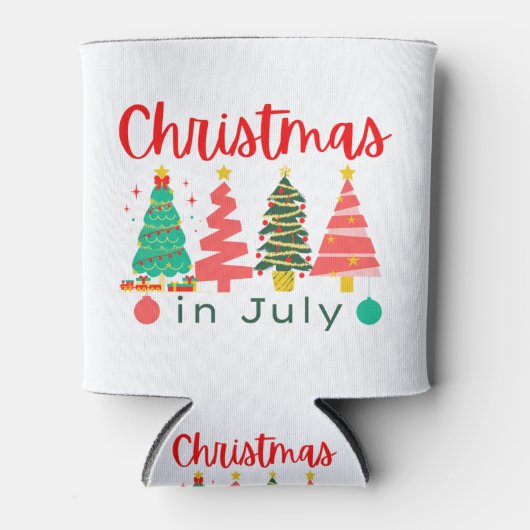 7月のクリスマス 缶クーラー (正面)