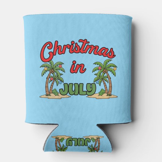 7月のクリスマス 缶クーラー (裏面)