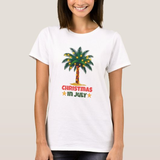 7月のクリスマス Tシャツ (正面)