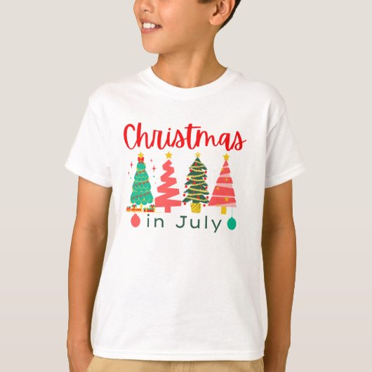 7月のクリスマス Tシャツ (正面)