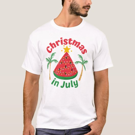 7月のクリスマス Tシャツ (正面)