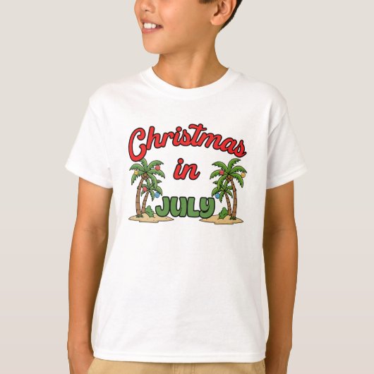 7月のクリスマス Tシャツ (正面)