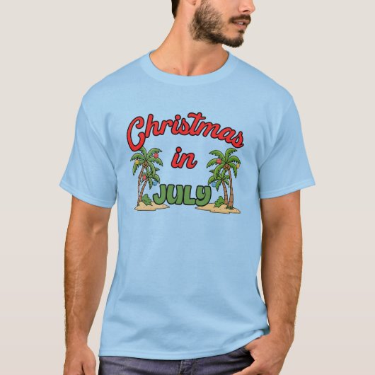 7月のクリスマス Tシャツ (正面)