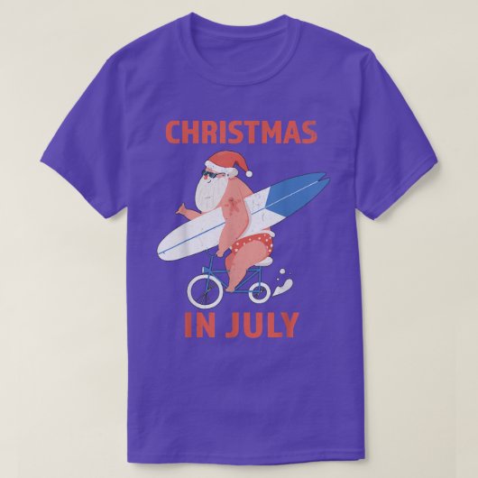 7月のクリスマス Tシャツ (デザイン正面)