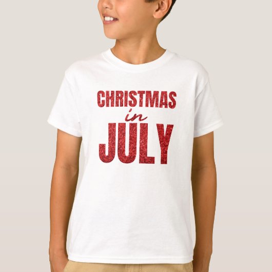 7月のクリスマス Tシャツ (正面)