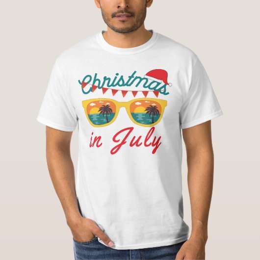 7月のクリスマス Tシャツ (正面)