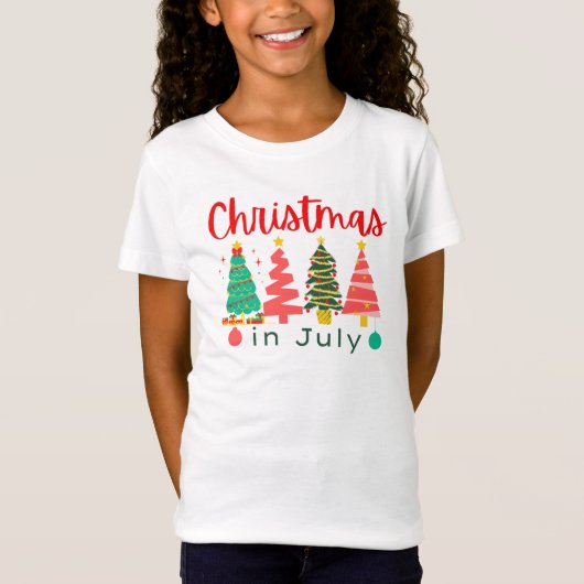 7月のクリスマス Tシャツ (正面)