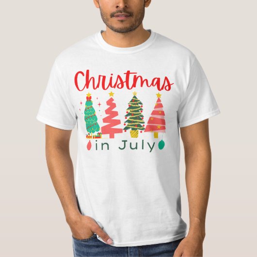 7月のクリスマス Tシャツ (正面)