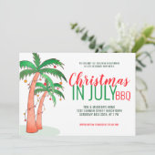 7月のクリスマスBBQパーティー 招待状 (スタンド正面)