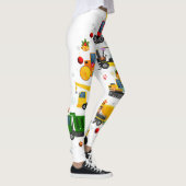 7月のクリスマスSanta Hat Sunglasses Summer Vaca レギンス (右)