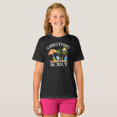 7月のクリスマスTシャツ Tシャツ (正面フル)