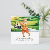 7月のゴルフクリスマス サンタクロースとゴルフをしよう シーズンカード (スタンド正面)