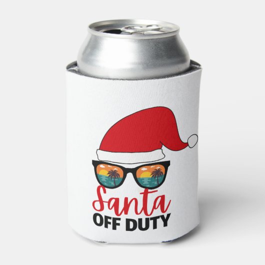 7月のサンタオフデューティクリスマス 缶クーラー (缶正面)