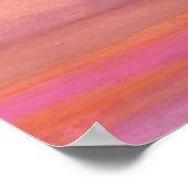 7月のサンライズ水の色 ポスター (角)