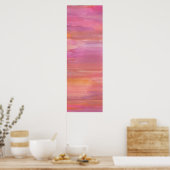 7月のサンライズ水の色 ポスター (キッチン)