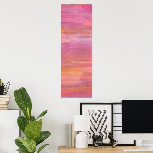 7月のサンライズ水の色 ポスター (ホームオフィス)