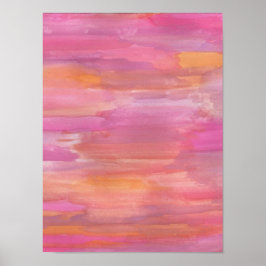 7月のサンライズ水の色 ポスター