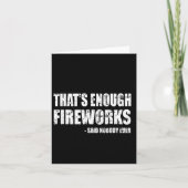 7月のシャツの男性へ7月4日おもしろいFirewo カード (正面)