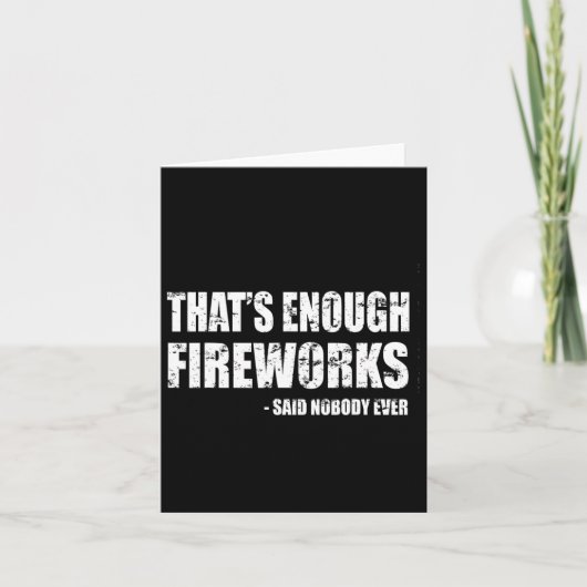 7月のシャツの男性へ7月4日おもしろいFirewo カード (正面)