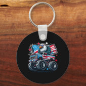 7月のシャツボーイズ米国国旗のイーグルUsaシャツ キーホルダー (正面)