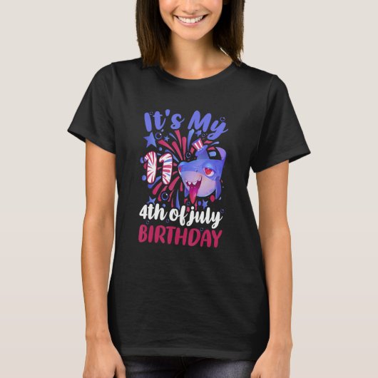 7月のシャーク・キの11誕生日第4戦 Tシャツ (正面)