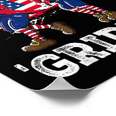 7月のジョージワシントンGriddyジョージGriddin 1 ポスター (角)